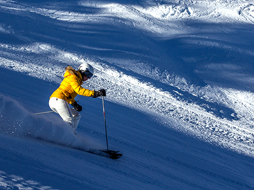 cours de ski privés à courchevel 1850, moniteur de ski privé