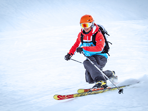 cours de télémark privés à courchevel 1850, moniteur de télémark privé