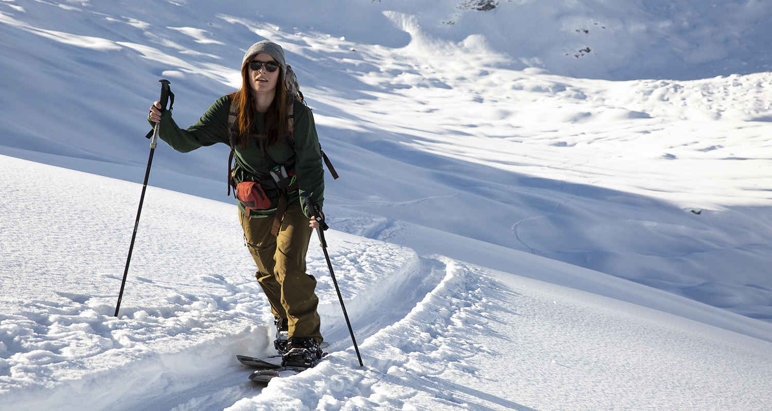 private splitboarding guide in courchevel 1850